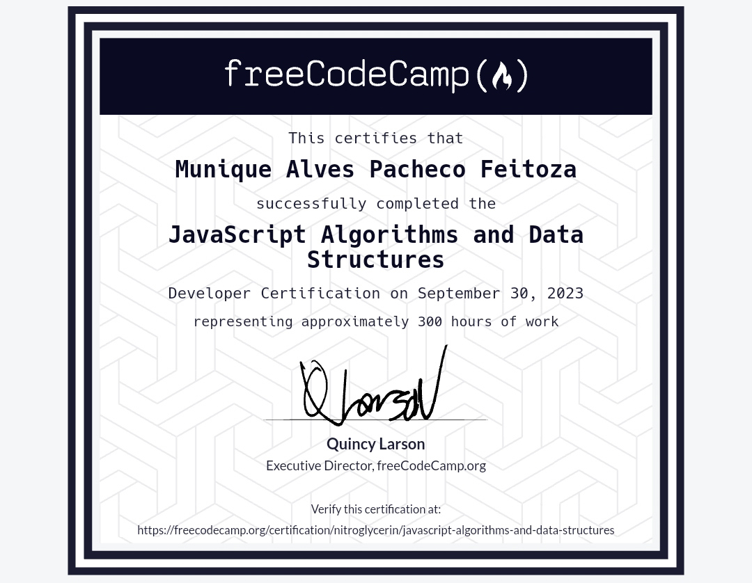 JavaScript Algorithms and Data Structures